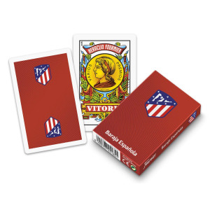 Fournier Official Spanish Deck Of Atltico De Madrid 40 Cards Mattress Colour 1044179