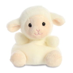 Aurora Palm Pals Woolly The Lamb Soft Toy 33483 5 Inches White