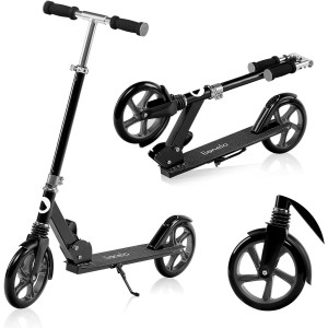 Lionelo Luca Scooter Lightweight Only 4Kg Foldable And Shockresist For Kids And Teens Up To 100Kg 220 Lbs Adjustable Handlebar