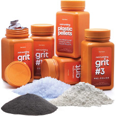 Dandarci Rock Tumbler Grit Refill Kit 35 Pounds Grits Media Poly Plastic Pellets Rocks Polishing Refills For Any Brand R