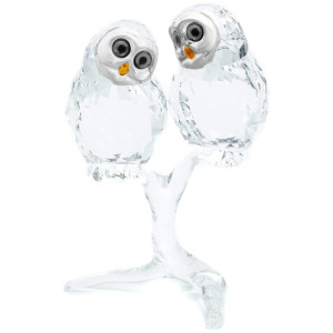 Swarovski Feathered Beauties Owl Couple