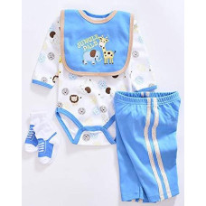 Reborn Dolls Clothes Boy 22 Inches Blue Outfits Set For 2023 Inch Newborn Baby Boy Dolls Clothing Accesories