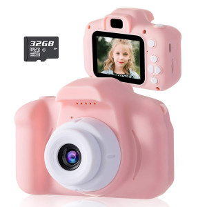 Kids Camera Ddad Digital Video Camera Gifts For Boys And Girls Toddler Video Recorder Mini Rechargeable And Shockproof Camera