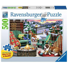 Ravensburger Aprs All Day Jigsaw Puzzle 500 Pieces Large Format Unique Softclick Interlocking Technology Perfect For Fam