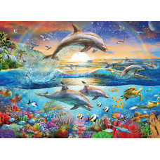 Ravensburger 12895 Dolphin Paradise 300 Piece Puzzle For Kids Every Piece Is Unique Pieces Fit Together Perfectly