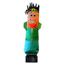 Lookourway Mini Air Dancers Inflatable Tube Man Set Desktop Size St Patricks Day Leprechaun