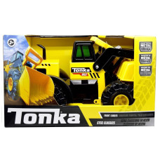 Tonka Steel Classics Classic Front Loader Made With Steel Sturdy Plastic Yellow Friction Powered Big Construction Truck B