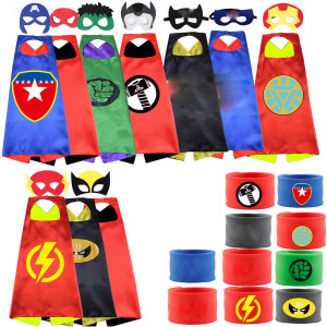 Phimas Superheros Childrens Cape Toys For Boys And Girls Aged 3 To 10 Christmas Cartoon Costumes And Party Supplies