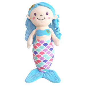 Illuokey Mermaid Doll For Girls Mermaid Princess Plush Soft And Snuggly Plush Animal Lovely Bright Colors Perfect For Nap Ti