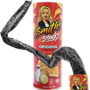 Laughing Smith Snake In A Can Prank Smiths Snacks Potato Chip Hilarious Gag Can Pranks For Ages 14 Above Snake Can Surpri