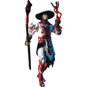 Mcfarlane Toys Mortal Kombat Raiden Bloody White Hot Fury Skin 7 Action Figure Multicolor