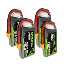 Ovonic 3S Lipo Battery 80C 450Mah 111V Lipo Battery With Xt30 Connector For Rc Fpv Racing Drone Quadcopter4 Packs