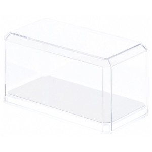 Pioneer Plastics 164Cd Clear Plastic Display Case For 164 Scale Cars Mirrored 35 W X 1625 D X 175 H Mailer Box Pack