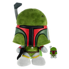 Underground Toys Boba Fett 7" Plush Toy with Enamel Pin