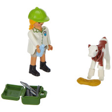 Playmobil Special Plus Vet With Calf