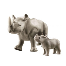 Playmobil Rhino With Calf