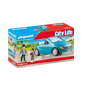 Playmobil Family With Car