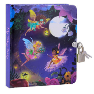 Mollybee Kids Fairy Lock And Key Diary For Girls 208 Pages Measures 625 Inches By 55 Inches