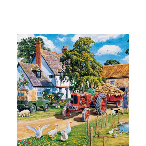 The Farmers Round 4X500 Piece Jigsaw Puzzle Multipuzzle Sustainable Puzzle For Adults Premium 100 Recycled Board Grea