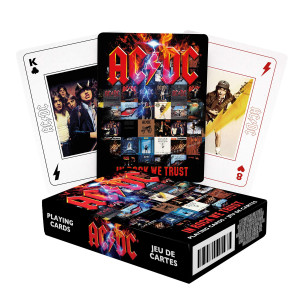 Aquarius Acdc Playing Cards Acdc Themed Deck Of Cards For Your Favorite Card Games Officially Licensed Acdc Merchandise