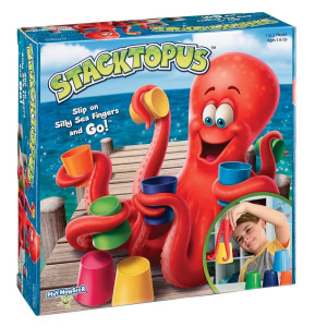 Stacktopus Kids Game Use Silly Sea Fingers To Stack Cups Ages 5