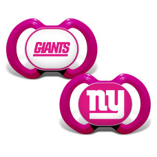 New York giants 2-Pack Pink Pacifier