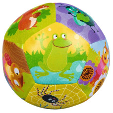 Moses 16122 Crawling Beetle Softball For Little Ones Baby Ball With Soft Filling For Babies From 3 Months Colourful