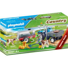 Playmobil Loading Tractor With Water Tank