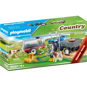 Playmobil Loading Tractor With Water Tank