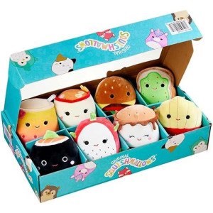 Squishmallow 5-Inch, Food Theme, 8-Pack