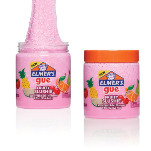 Elmers Gue Pre Made Slime Fruity Slushie Crunchy Slime Scented 2 Count