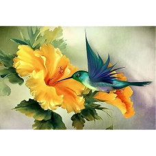 Jigsaw Puzzles 1000 Pieces For Adults Jigsaw Puzzle 1000 Piece Wooden Adults Children Puzzles - Hummingbird Picking Flowers Decorations Diy Leisure Game Toy Suitable Family Friends