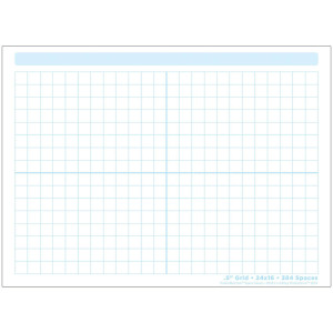 Ashley Productions Smart Poly Single Sided Postermat Pals Space Savers 12 Grid Blocks 468 Blocks 13 X 95