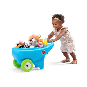 Step2 Springtime Wheelbarrow Blue Toddler Role Play Garden Toy Toddler Wheelbarrow