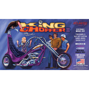 Atlantis Tom Daniel King Chopper Ii 18 Scale Motorcycle Plastic Model Kit