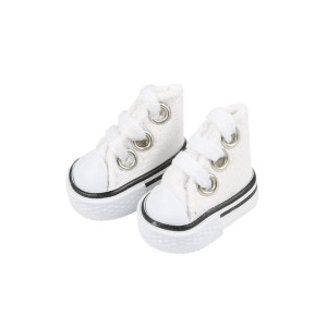 Diyscience Mini Finger Shoes For Fingerboard Finger Breakdance Elves Doll Cute Miniature Tiny Tennis Shoes Gift For Kids W