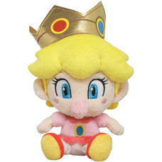 Little Buddy Lb Super Mario All Star Collection 1249 Baby Peach Plush 6 Yellow