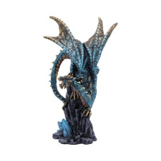 Nemesis Now U5071R0 Hear Me Roar Blue Dragon Calling Figurine Polyresin One Size