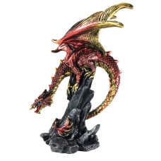 Nemesis Now U5070R0 Hear Me Roar Red Dragon Calling Figurine Polyresin One Size