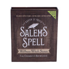 Nemesis Now Salems Spell Kit Set Of Six Witches Wellness Stones In Decorated Box Brown One Size