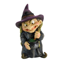 Nemesis Now D5049R0 Double Small Witch And Cauldron Figurine Polyresin Black 97Cm