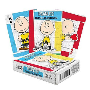 Aquarius Peanuts Charlie Brown Playing Cards - Charlie Brown Themed Deck Of Cards For Your Favorite Card Games - Officially Licensed Peanuts Merchandise & Collectibles