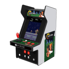 My Arcade Contra Micro Player Fully Playable Allows Covs Link For Coop Action 675 Inch Collectible Full Color Display Ba