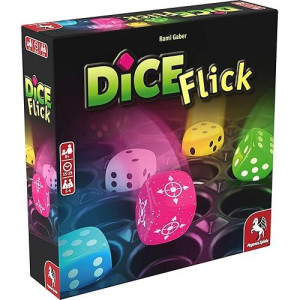 Dice Flick - Board Game By Pegasus Spiele 2-4 Players - Board Games For Family - 15-25 Minutes Of Gameplay - Games For Family Game Night - Kids And Adults Ages 8+ - English Version
