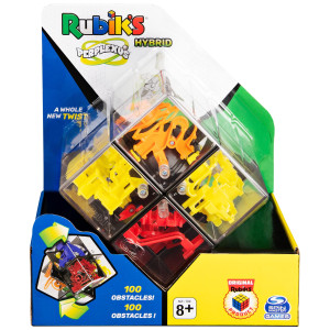 Rubiks Perplexus Hybrid 2 X 2 Challenging Puzzle Maze Skill Game For Adults And Kids Ages 8 And Up