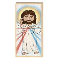 Autom Divine Mercy Miniature Saints Block 2 34 Inches