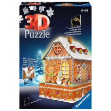 Ravensburger Gingerbread House 216 Piece 3D Jigsaw Puzzle For Kids And Adults 11237 Great For Any Birthday Holiday Or Spec