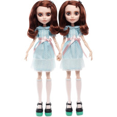 Monster High The Shining Grady Twins Collector Doll 2Pack 2 Collectible Dolls 10Inch In Fashions And Filminspired Accessor