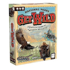 USAOPOLY National Parks get Wild Quick-Rolling Dice game Featuring Iconic National Park Locations great Kids game & Family Board game