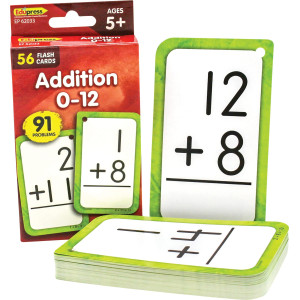 Additon 012 Flash Cards